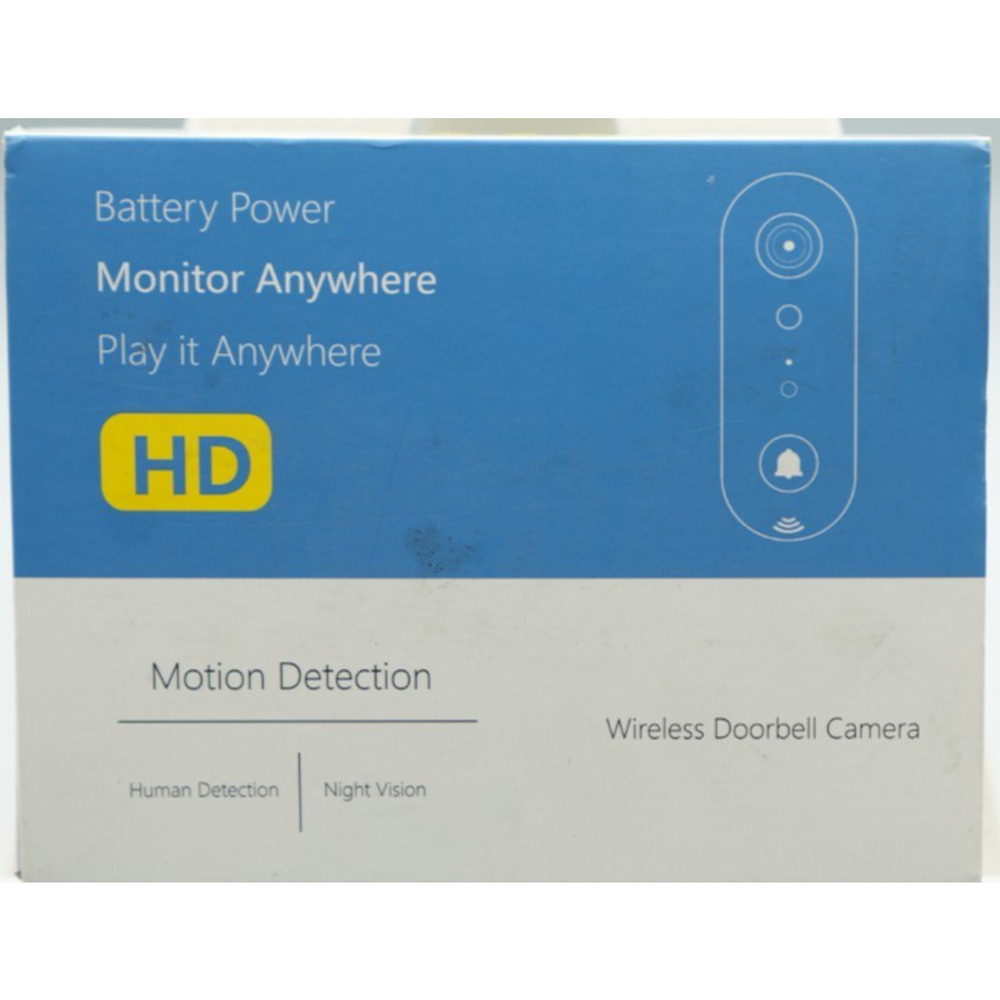 Wireless HD Video Doorbell Camera Battery Powered Motion Detection Night Vision‎